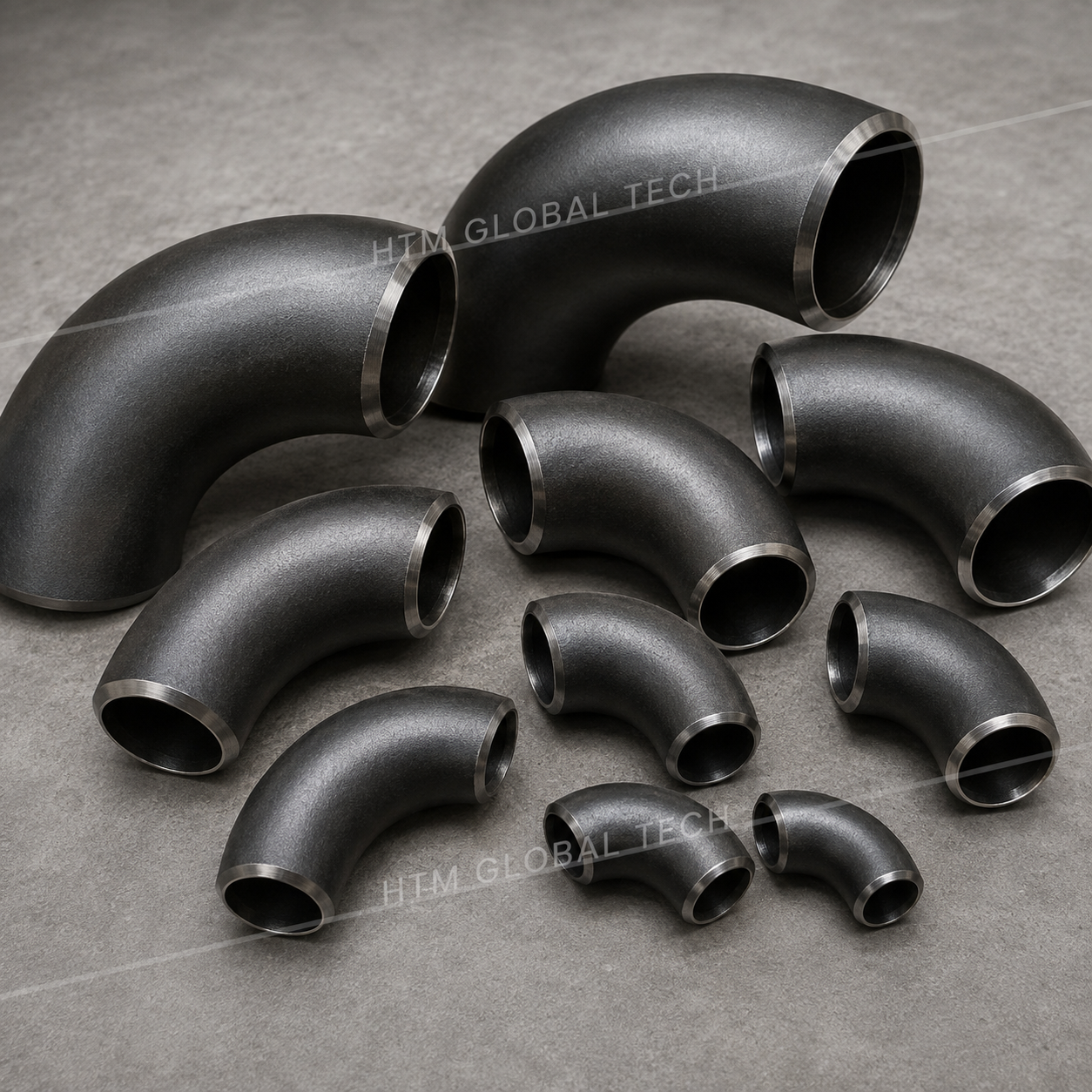Butt-Weld Steel Elbows prepared for bulk export supply from India