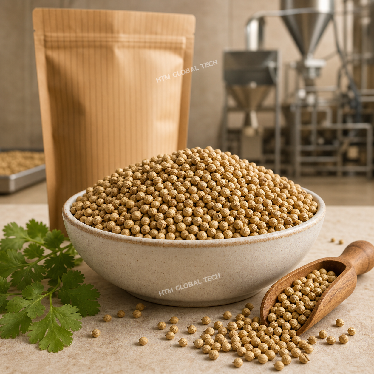 Coriander Seeds prepared for bulk export supply from India
