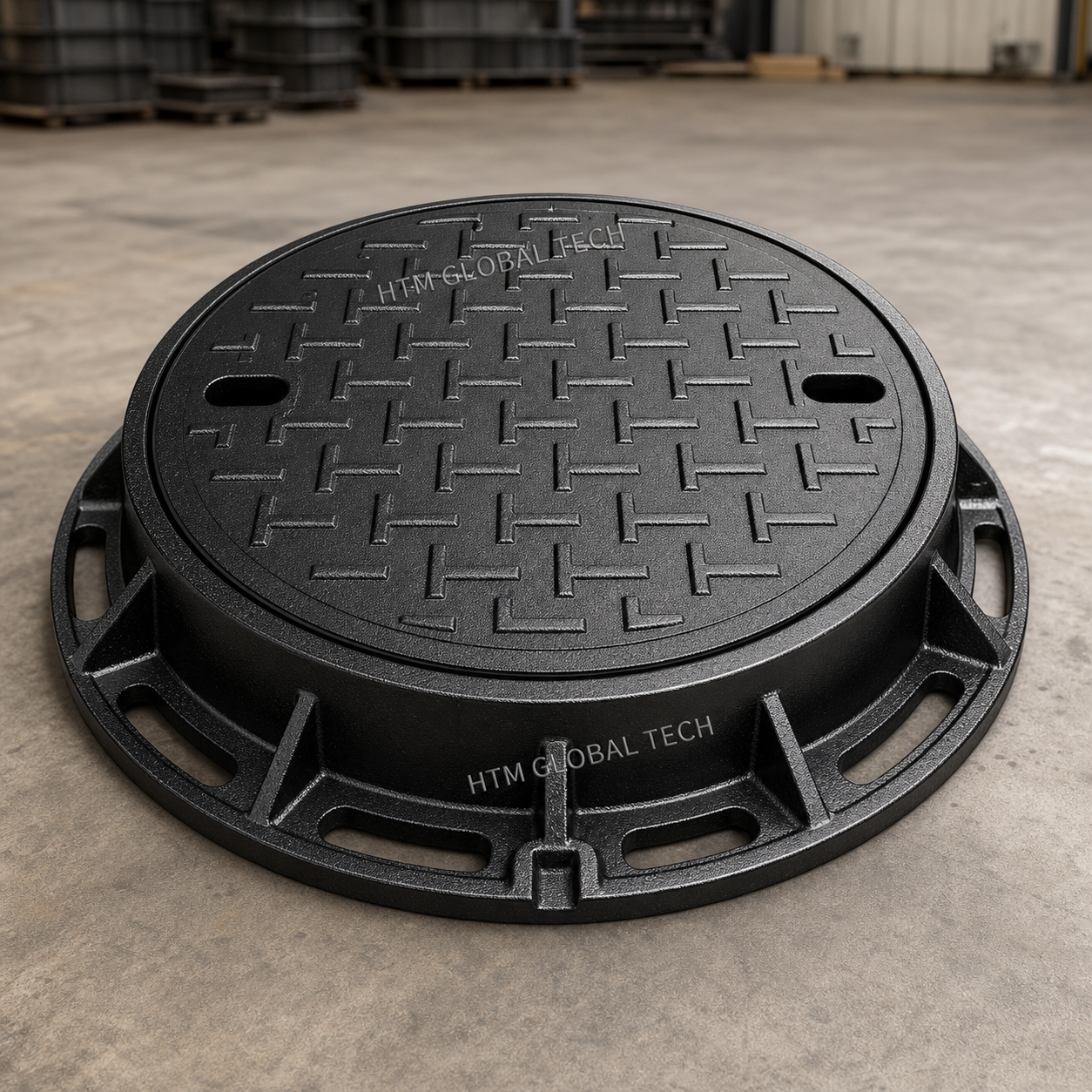 Ductile Iron Manhole Covers prepared for bulk export supply from India
