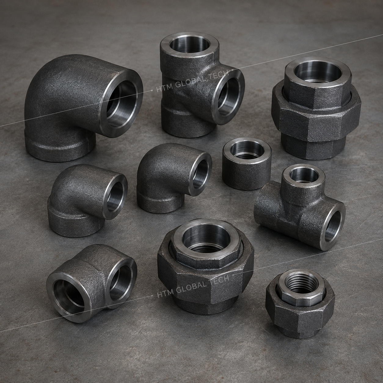 Forged Steel Socket-Weld Fittings prepared for bulk export supply from India