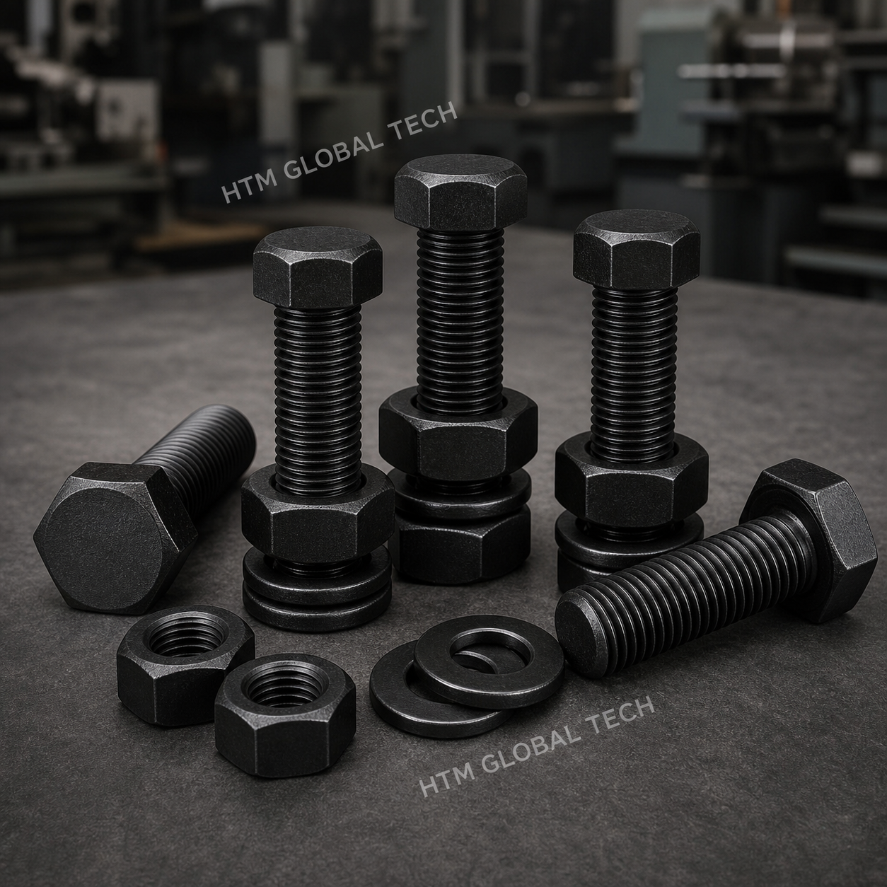 High-Tensile Hex Bolts prepared for bulk export supply from India