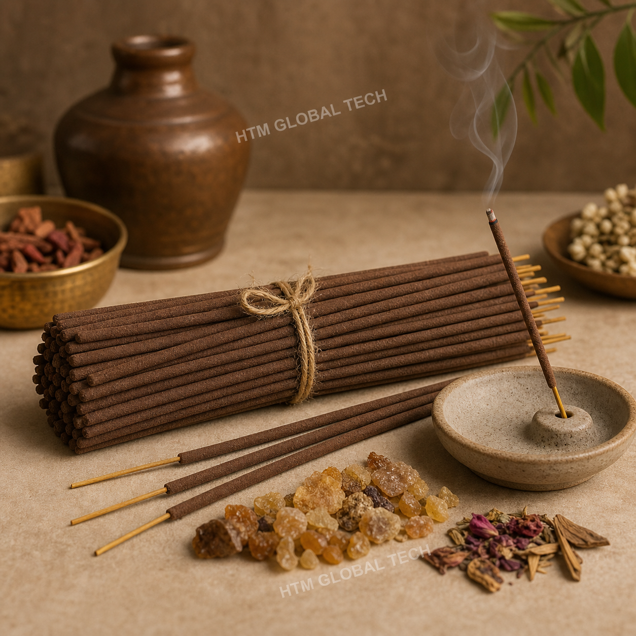 Masala Incense Sticks prepared for bulk export supply from India