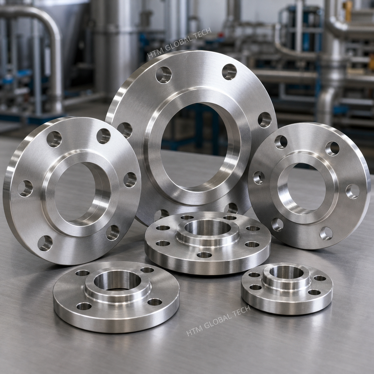 Stainless Steel Slip-On Flanges prepared for bulk export supply from India